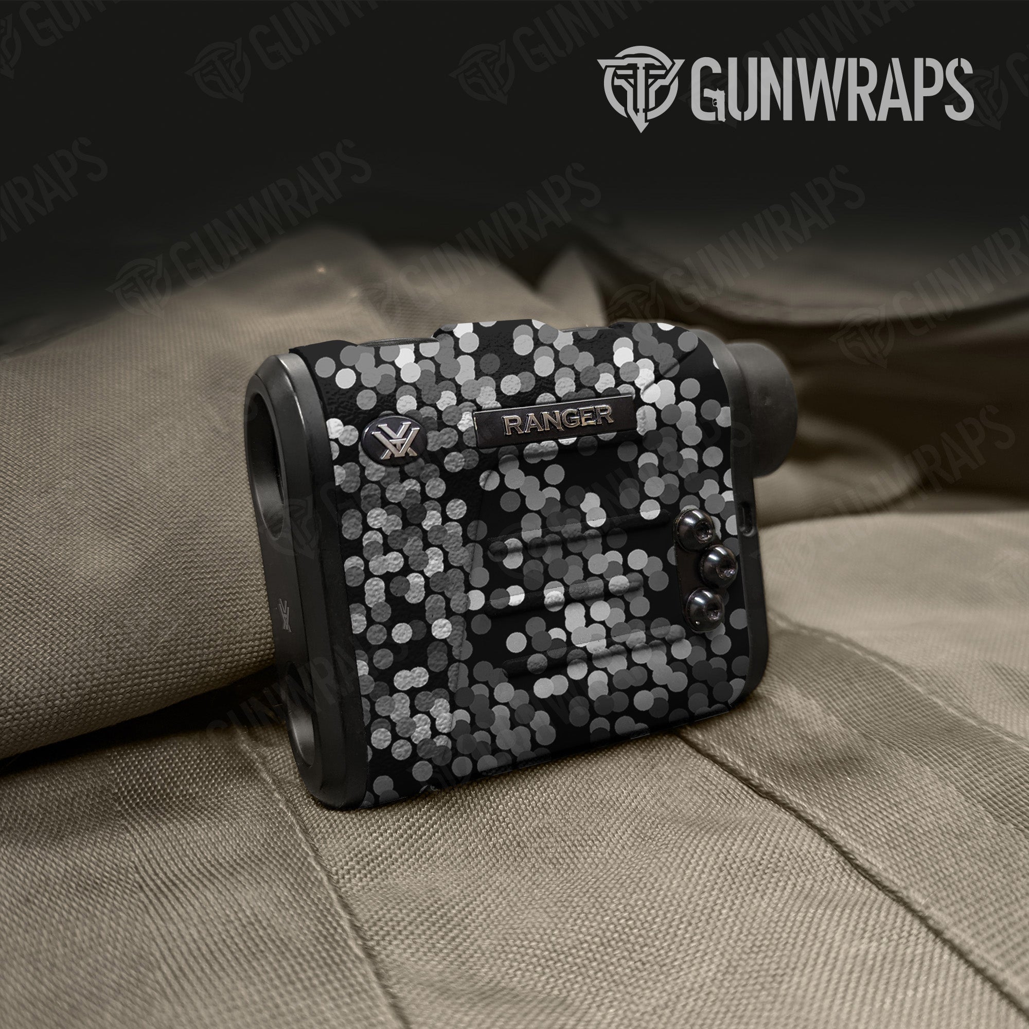 Rangefinder Eclipse Camo Grayscale Gun Skin Pattern