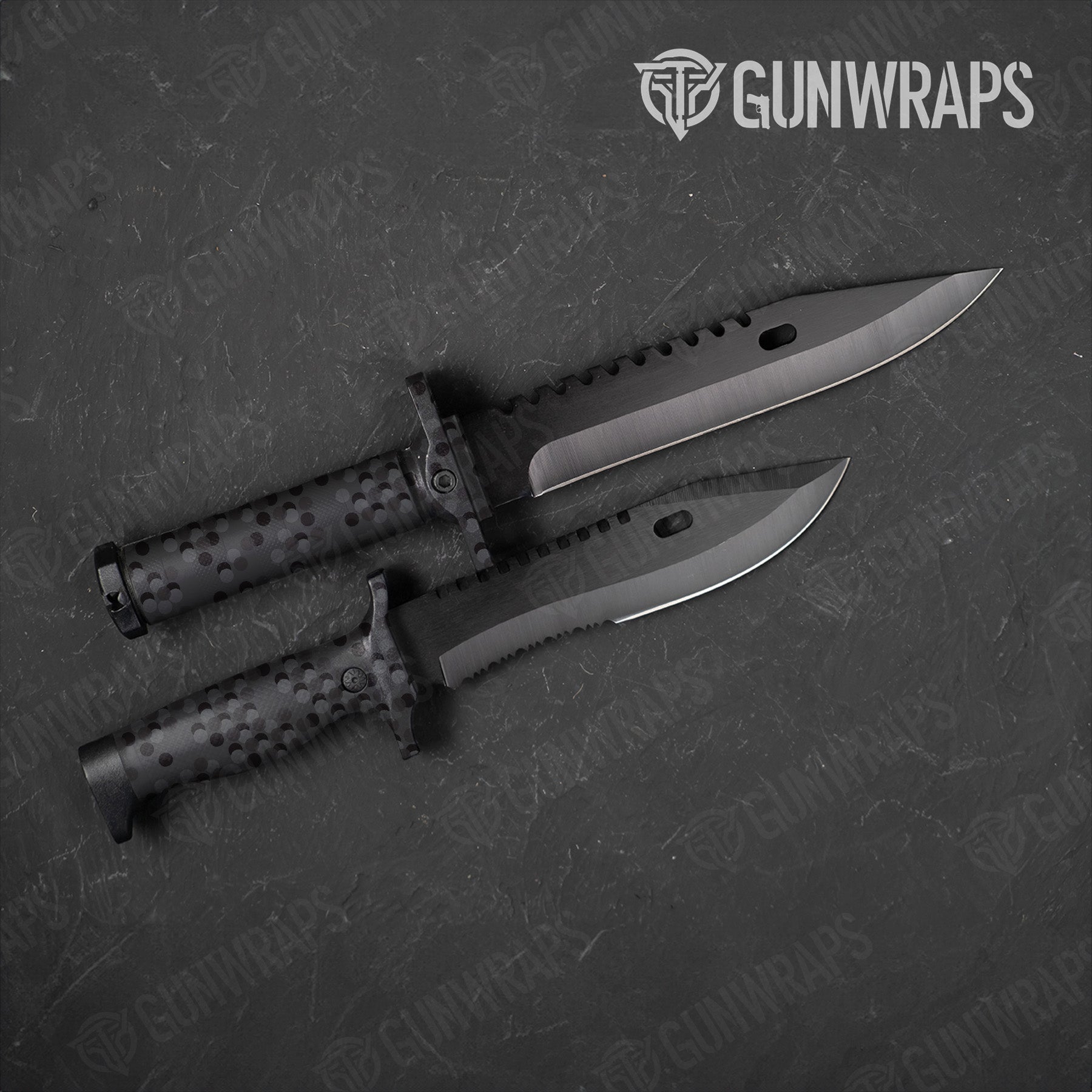 Knife Eclipse Camo Elite Black Gun Skin Pattern