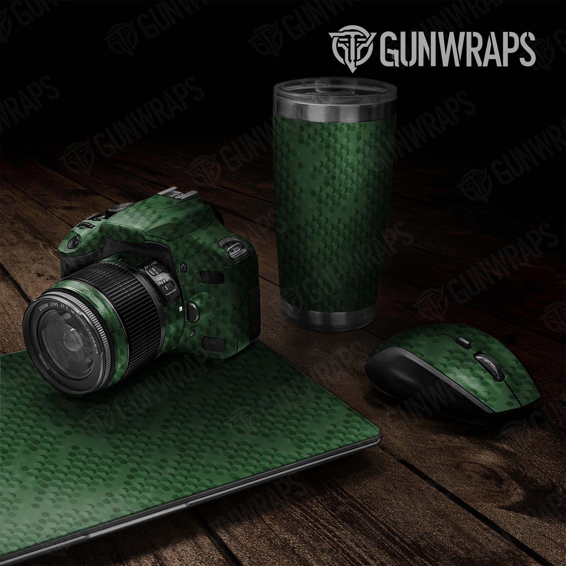 Universal Sheet Eclipse Camo Elite Green Gun Skin Pattern