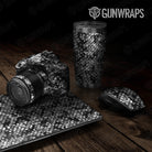 Universal Sheet Eclipse Camo Grayscale Gun Skin Pattern