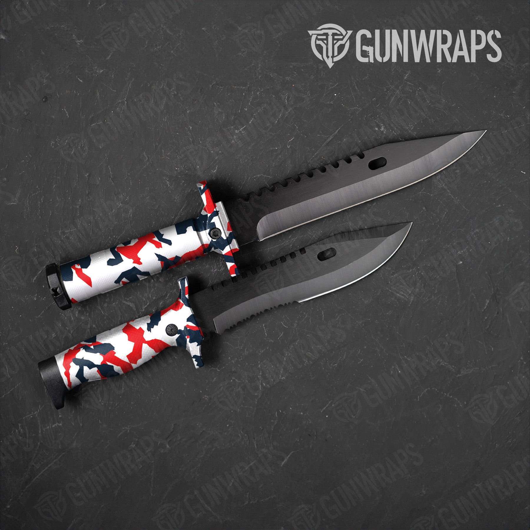 Erratic America Camo Knife Gear Skin Vinyl Wrap