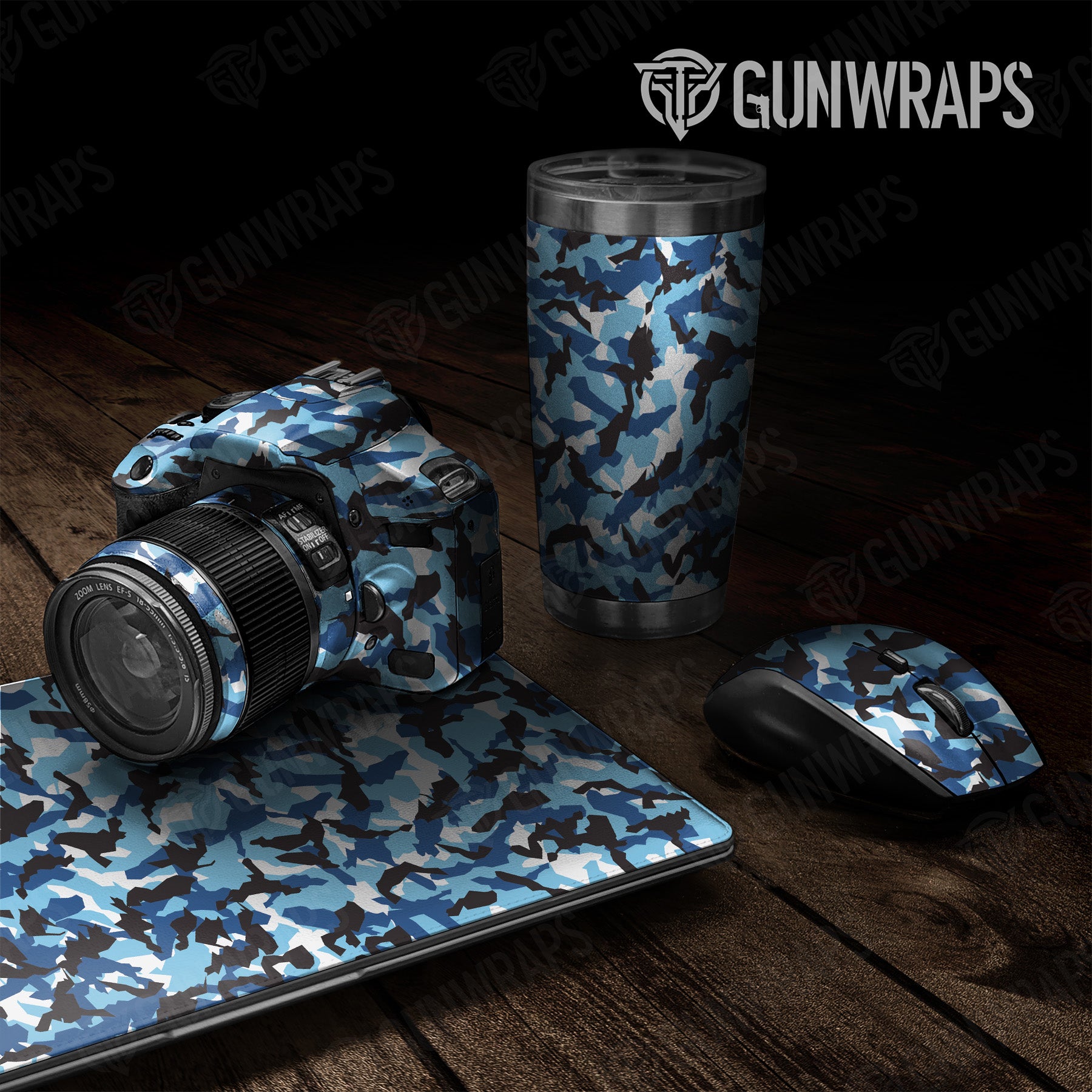 Erratic Baby Blue Camo Universal Sheet 