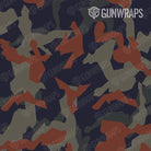 Universal Sheet Erratic Blue Copper Camo Gun Skin Pattern