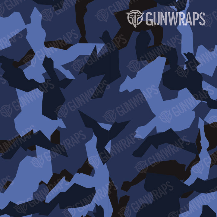 Knife Erratic Blue Midnight Camo Gear Skin Pattern