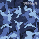 AR 15 Erratic Blue Urban Night Camo Gun Skin Pattern