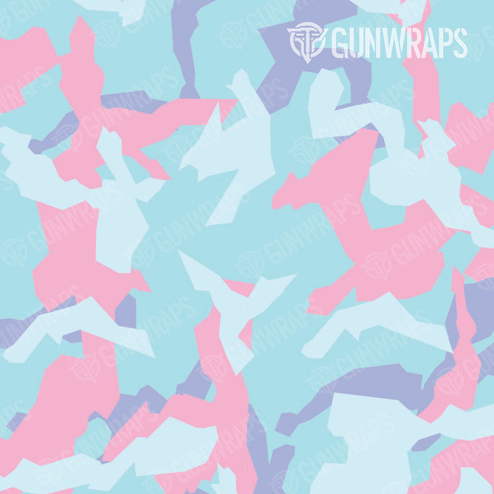 Rifle Erratic Cotton Candy Camo Gun Skin Pattern