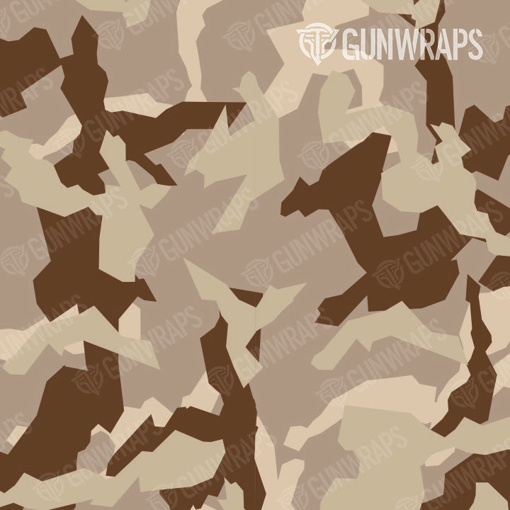 Tactical Erratic Desert Camo Gun Skin Pattern