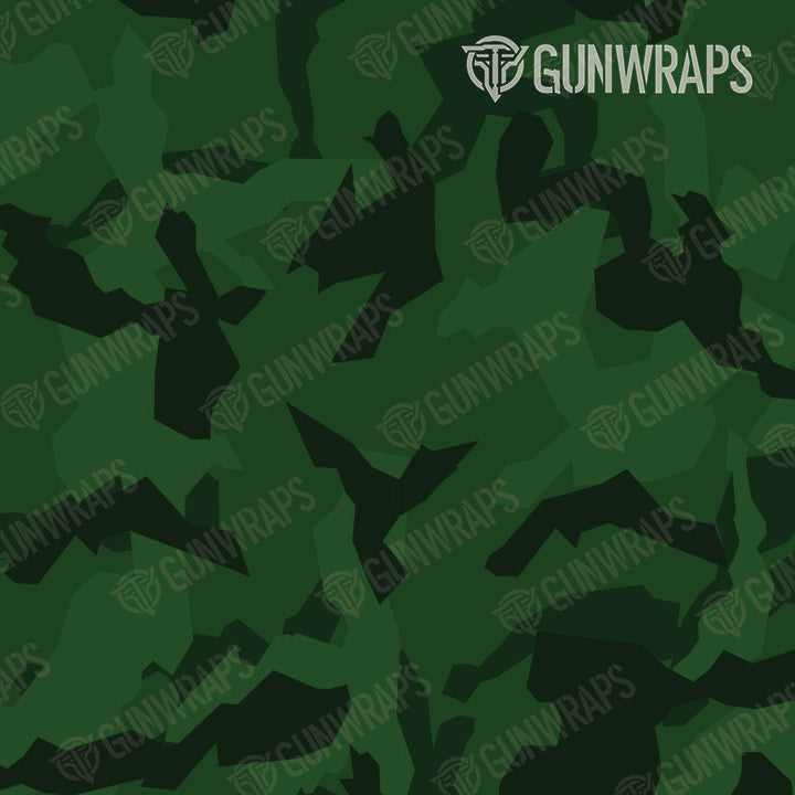 Universal Sheet Erratic Elite Green Camo Gun Skin Pattern