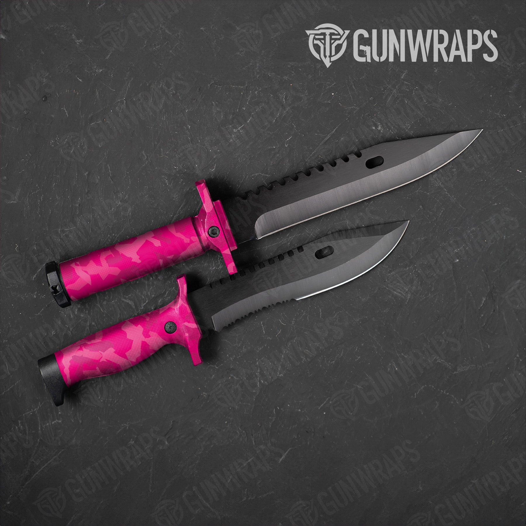 Erratic Elite Magenta Camo Knife Gear Skin Vinyl Wrap