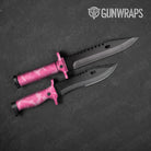 Erratic Elite Pink Camo Knife Gear Skin Vinyl Wrap