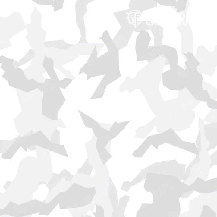 AR 15 Mag Well Erratic Elite White Camo Gun Skin Pattern