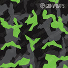 Universal Sheet Erratic Metro Green Camo Gun Skin Pattern