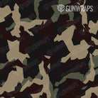 AR 15 Mag Well Erratic Militant Blood Camo Gun Skin Pattern