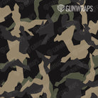 AR 15 Erratic Militant Charcoal Camo Gun Skin Pattern