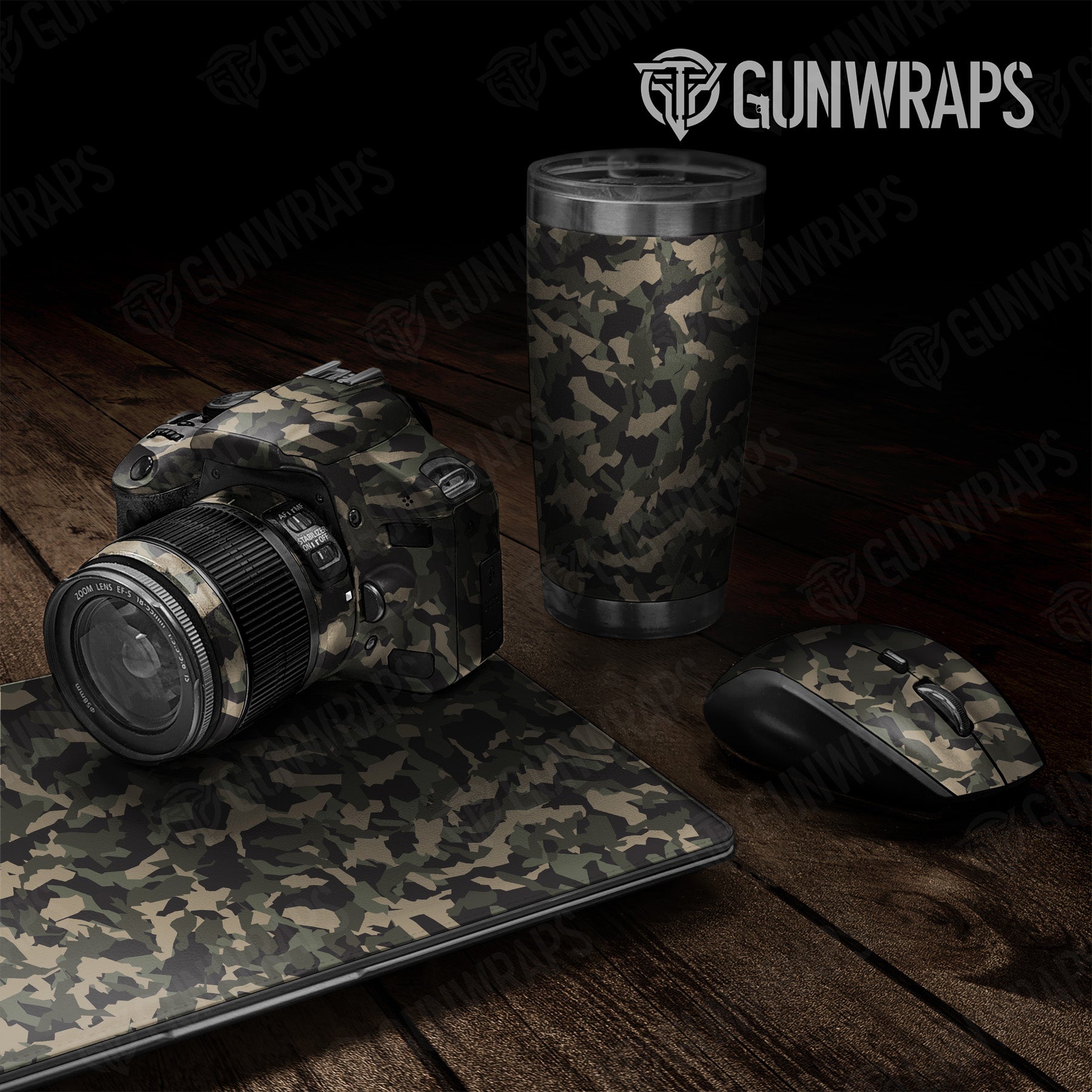 Erratic Militant Green Camo Universal Sheet 