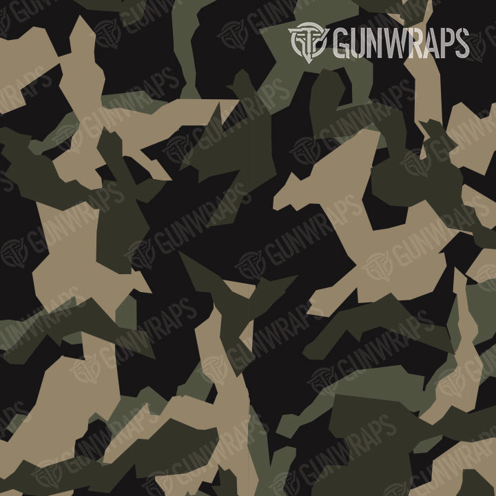 AR 15 Mag Erratic Militant Green Camo Gun Skin Pattern