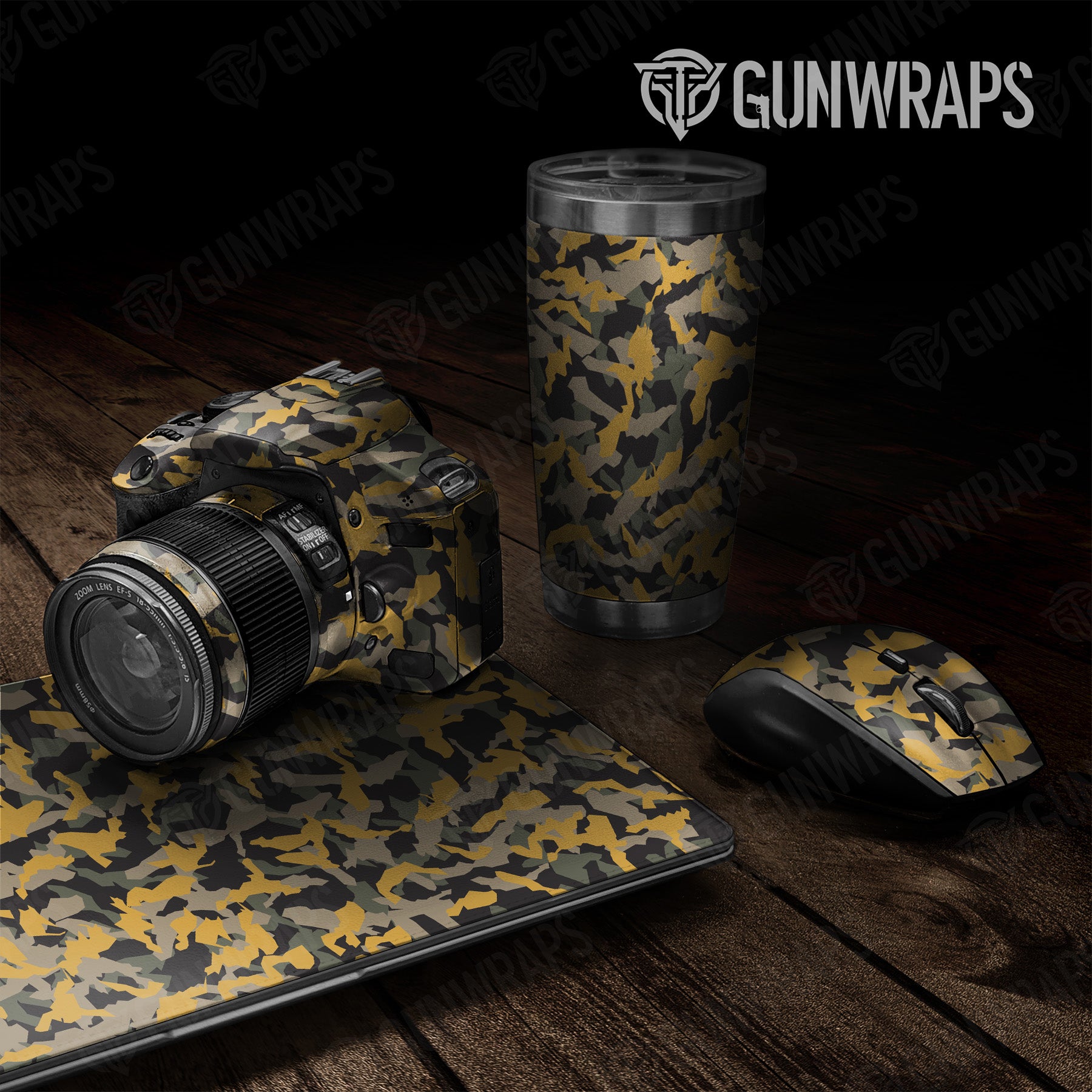 Erratic Militant Yellow Camo Universal Sheet 