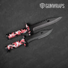 Erratic Pink Camo Knife Gear Skin Vinyl Wrap