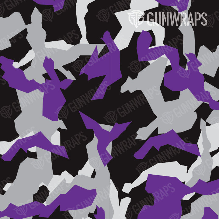 Rifle Erratic Purple Tiger Camo Gun Skin Pattern