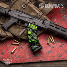 AK 47 Mag Sirphis Toxic Camo Gun Skin Vinyl Wrap