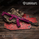 AK 47 Toadaflage Magenta Camo Gun Skin Vinyl Wrap