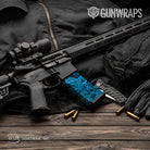 AR 15 Mag Toadaflage Blue Camo Gun Skin Vinyl Wrap