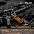 AR 15 Mag & Mag Well Toadaflage Orange Camo Gun Skin Vinyl Wrap