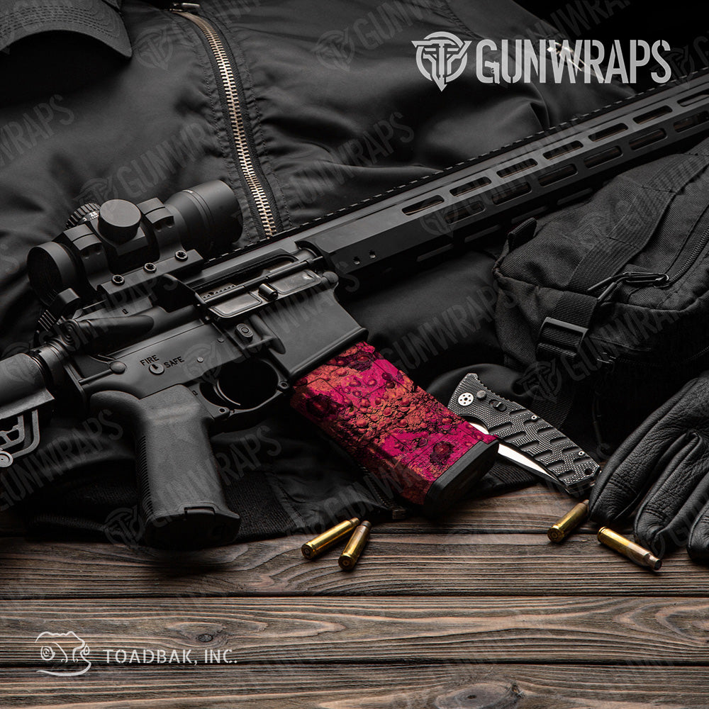 AR 15 Mag Toadaflage Watermelon Camo Gun Skin Vinyl Wrap