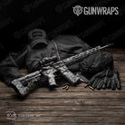 AR 15 Toadaflage White Camo Gun Skin Vinyl Wrap