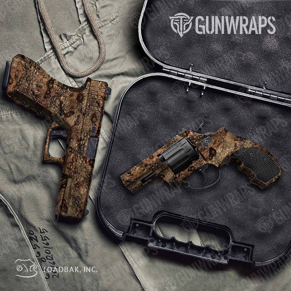 Pistol & Revolver Toadaflage Dryland Camo Gun Skin Vinyl Wrap