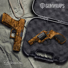 Pistol & Revolver Toadaflage Orange Camo Gun Skin Vinyl Wrap