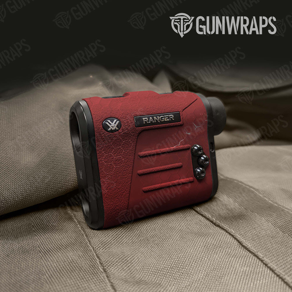 Rangefinder Hex Electric Red Gun Skin Vinyl Wrap