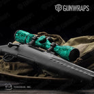 Scope Toadaflage Teal Camo Gun Skin Vinyl Wrap