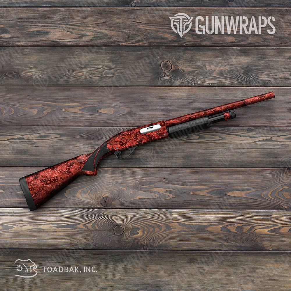 Shotgun Toadaflage Red Camo Gun Skin Vinyl Wrap