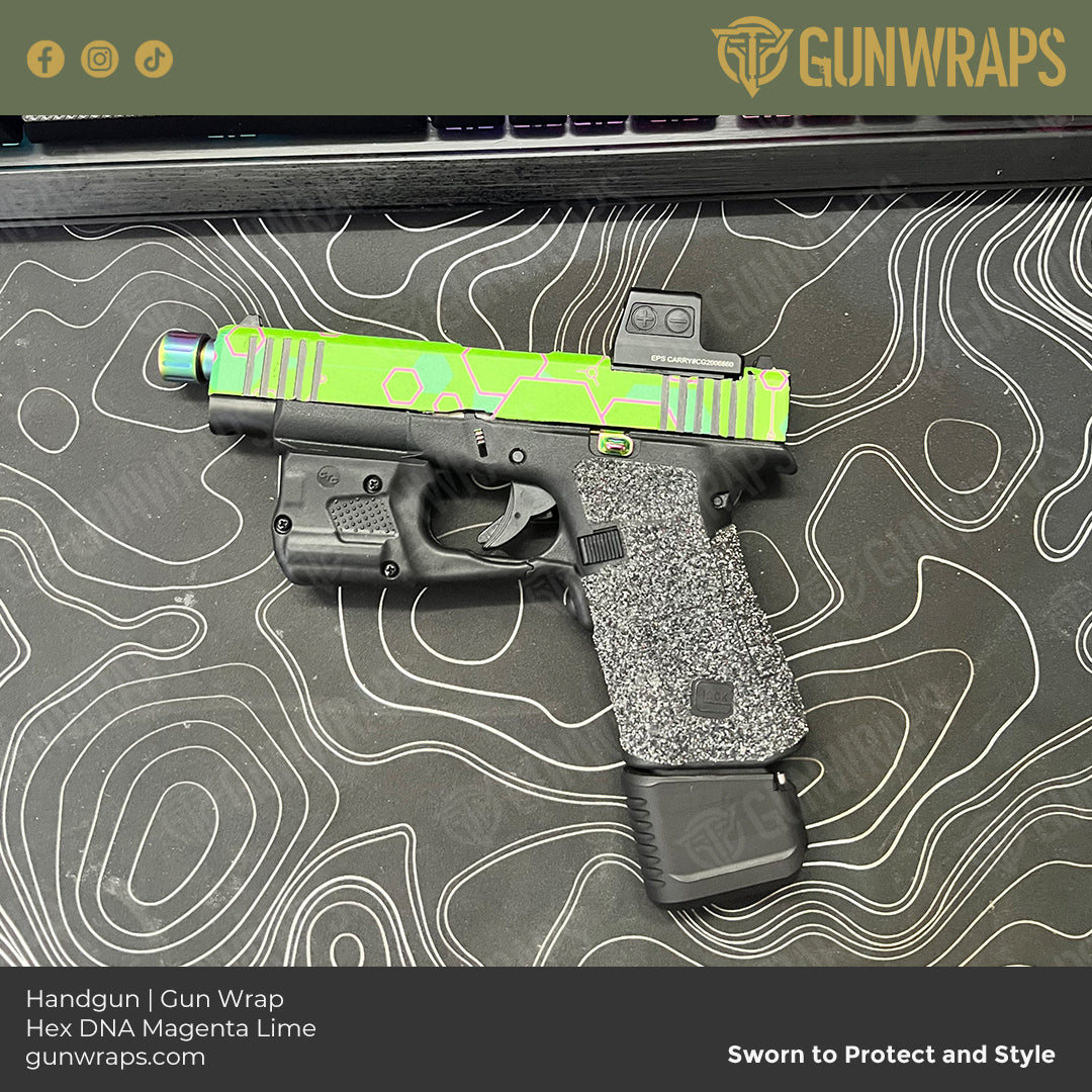 lime pistol slide skin