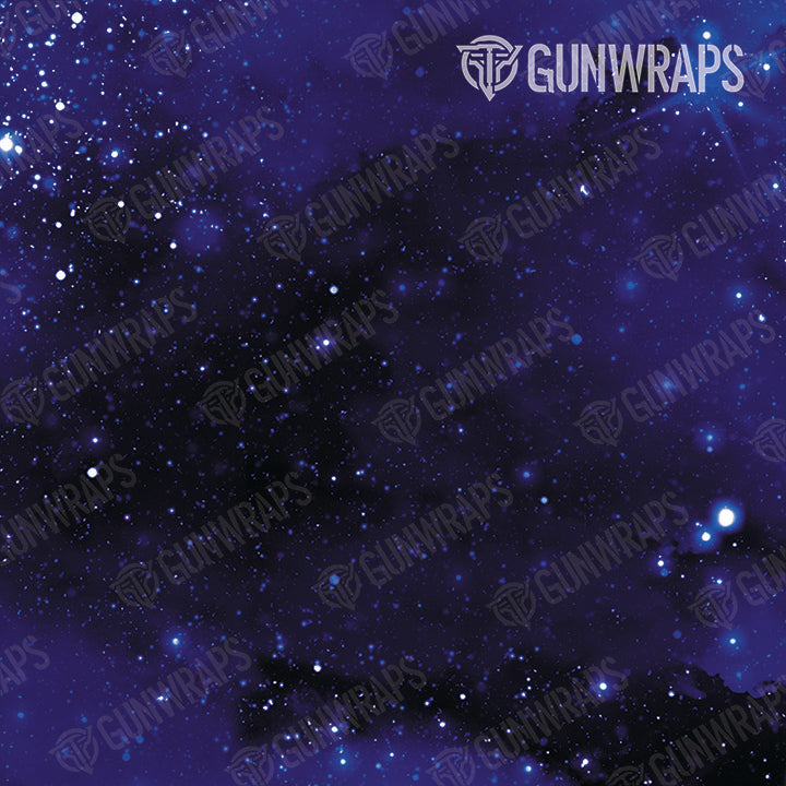 Tactical Galaxy Blue Gun Skin Pattern