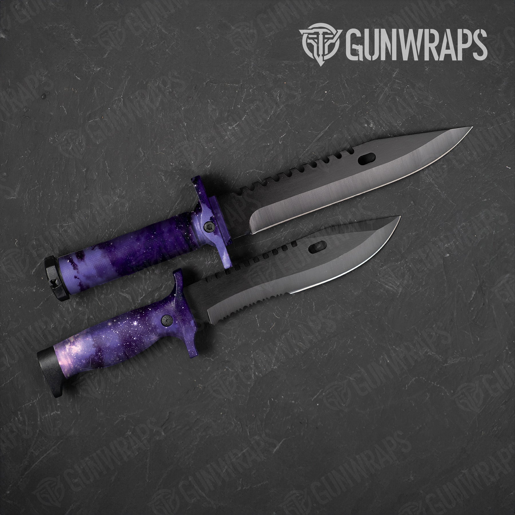 Galaxy Dark Matter Knife Gear Skin Vinyl Wrap