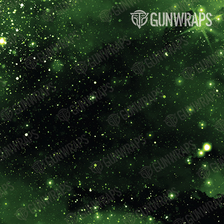 AR 15 Mag Well Galaxy Green Gun Skin Pattern