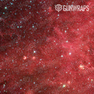 Universal Sheet Galaxy Red Nebula Gun Skin Pattern