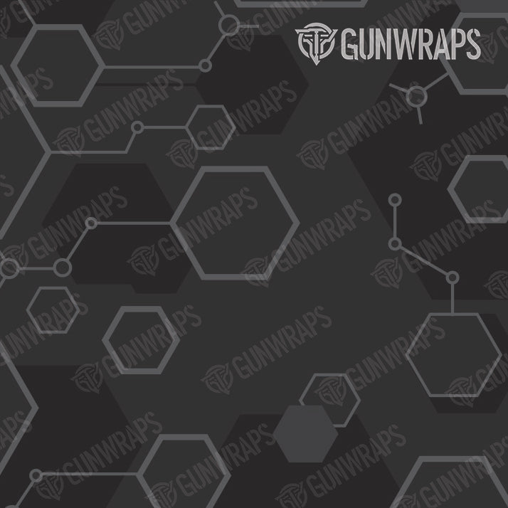 Shotgun Hex DNA Elite Black Gun Skin Pattern