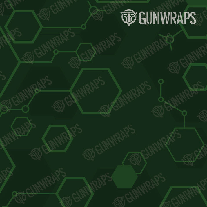 Universal Sheet Hex DNA Elite Green Gun Skin Pattern