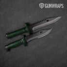 Hex DNA Elite Green Knife Gear Skin Vinyl Wrap