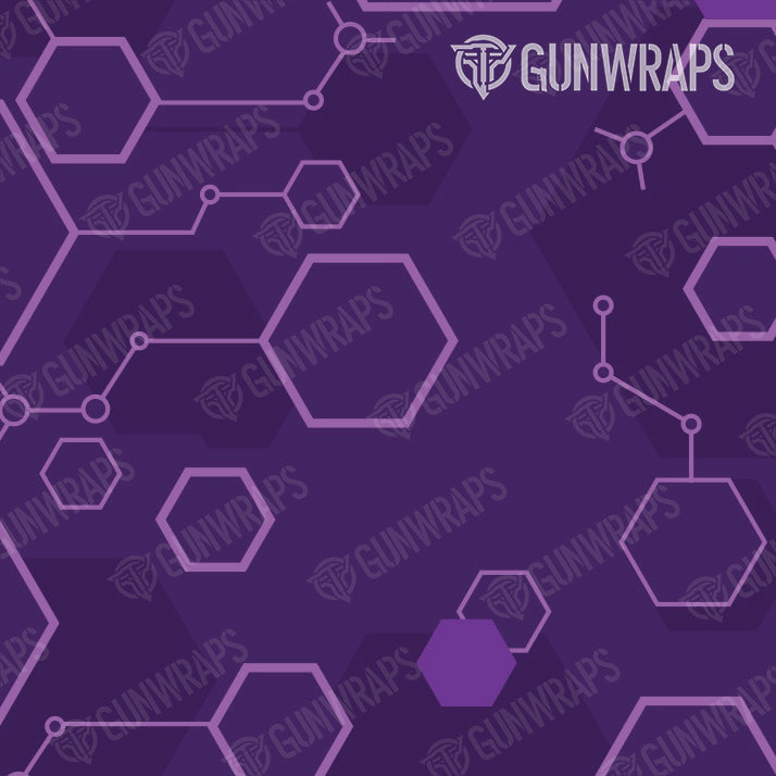 AR 15 Hex DNA Elite Purple Gun Skin Pattern