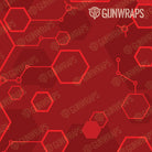 AR 15 Mag Hex DNA Elite Red Gun Skin Pattern