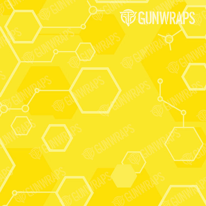 AR 15 Hex DNA Elite Yellow Gun Skin Pattern