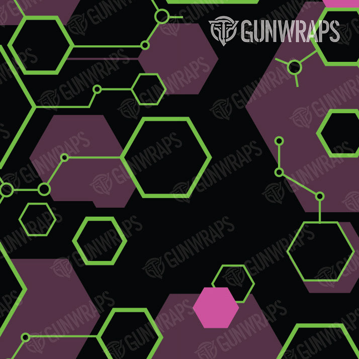 Binocular Hex DNA Neon Night Gear Skin Pattern