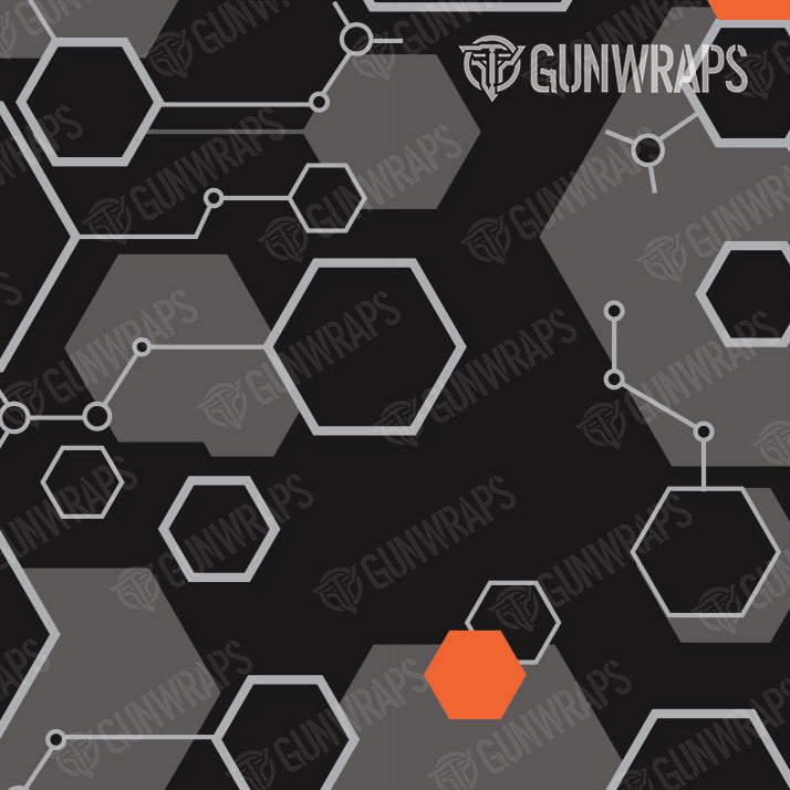 Shotgun Hex DNA Orange Gun Skin Pattern