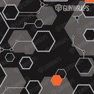 Knife Hex DNA Orange Gear Skin Pattern