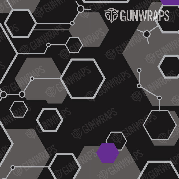 Rifle Hex DNA Purple Gun Skin Pattern