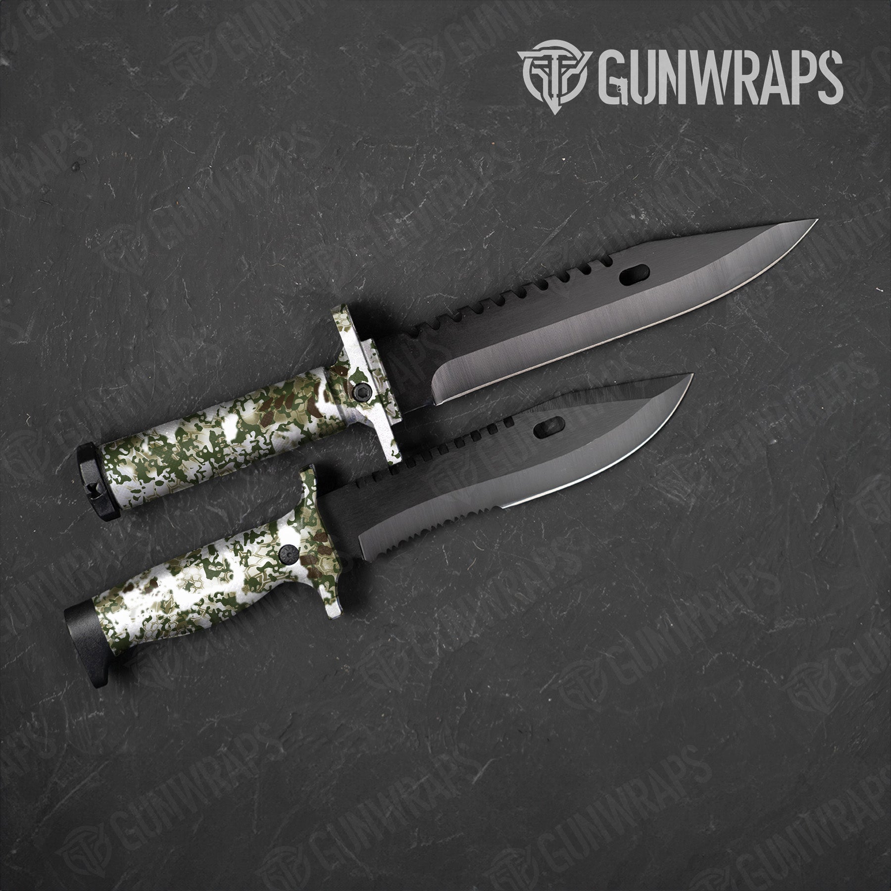 Knife Kryptek Obskura Grom Camo Gear Skin Vinyl Wrap